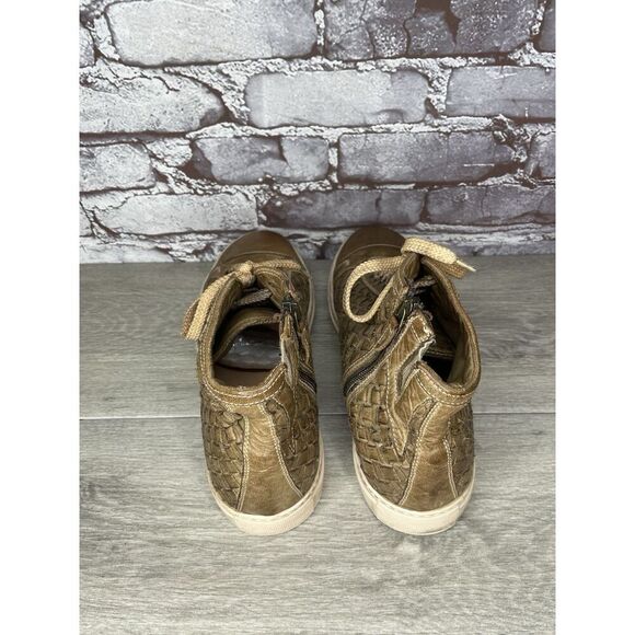 Calzoleria Toscana Brown Leather Lace Up High Top Sneakers Men’s Sz 43EU/10M US - Picture 4 of 16